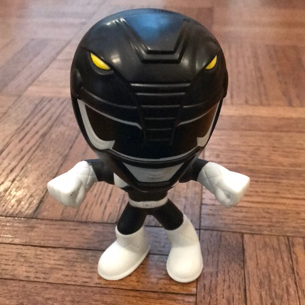 ☘️2 for $10 Sale☘️ Power Rangers 25th Anniversary 2018 Burger King Black Ranger
